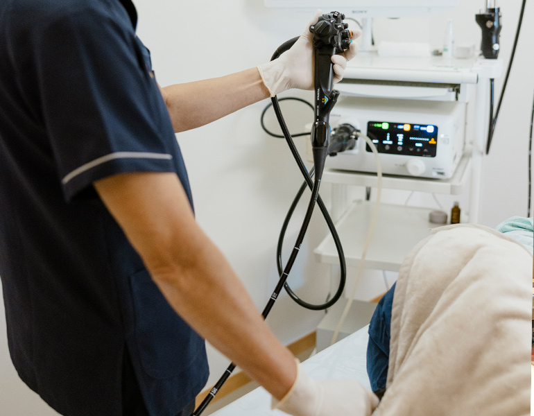 内視鏡検査の様子