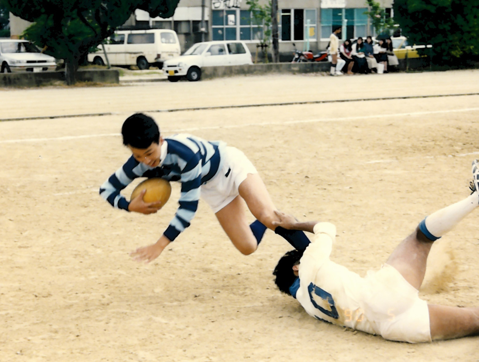 岡山ラグビー部の頃の写真