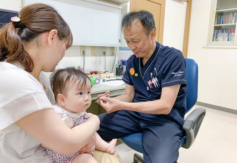 予防接種の様子